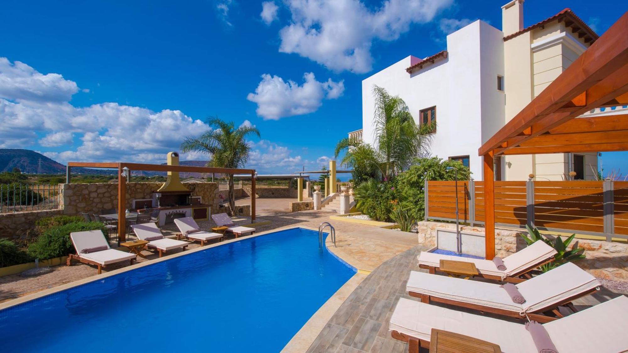 Sunshine Villa With Private Pool By Estia Khersónisos Eksteriør bilde
